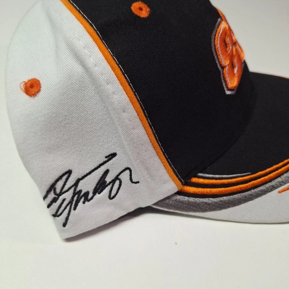 Davis Battery Racing 85 Cap America‎ Hat Black Orange Signature Adjustable